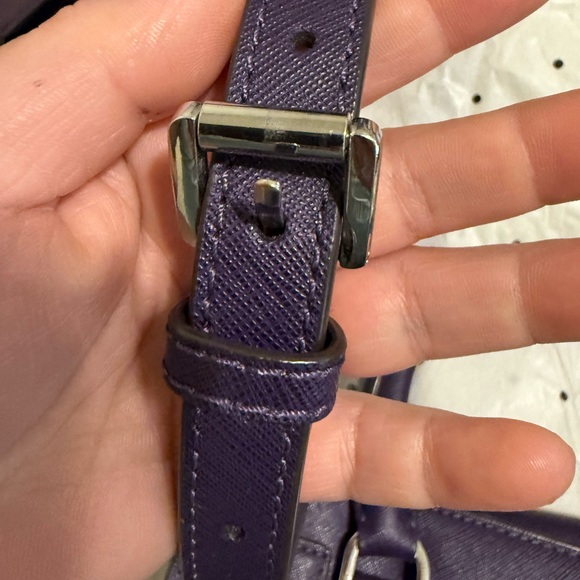 Michael Kors Deep Purple Satchel - Picture 7 of 11